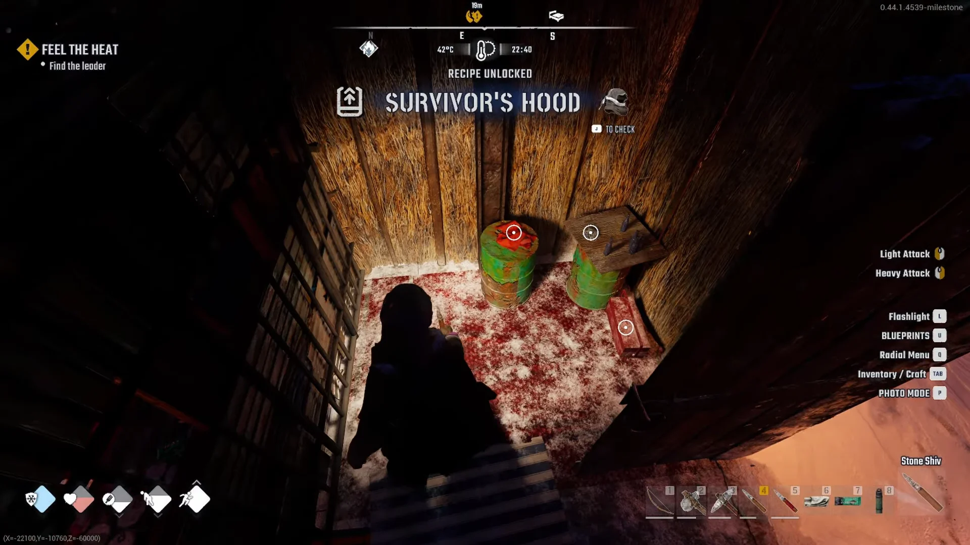 Survivor Hood recipe at the trader
