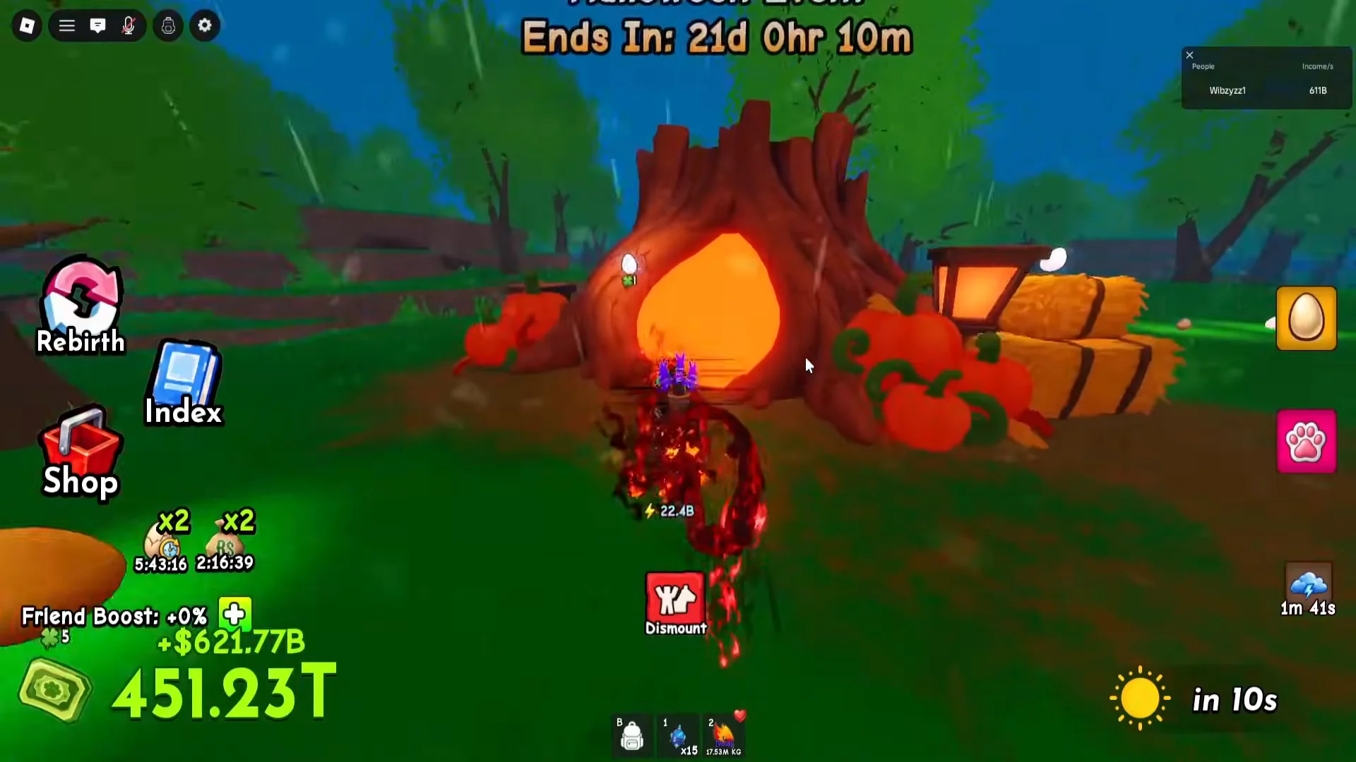 Entering the Halloween Event Area