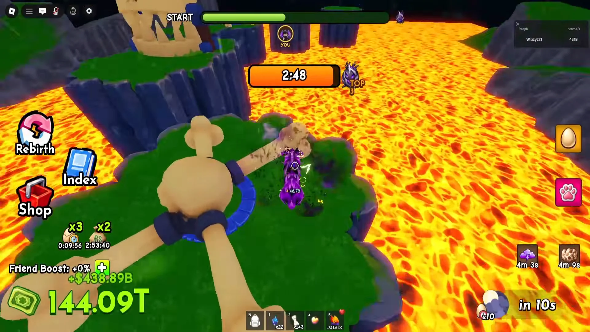 Lava Race Gameplay