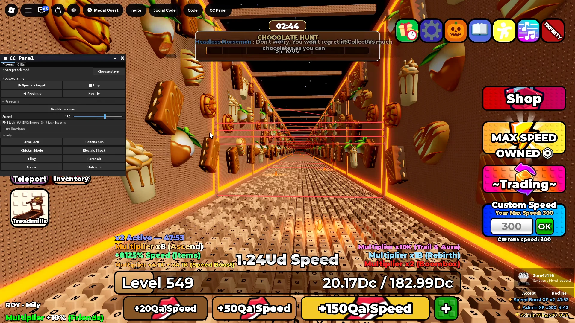 Freecam Inspection of Stage 20