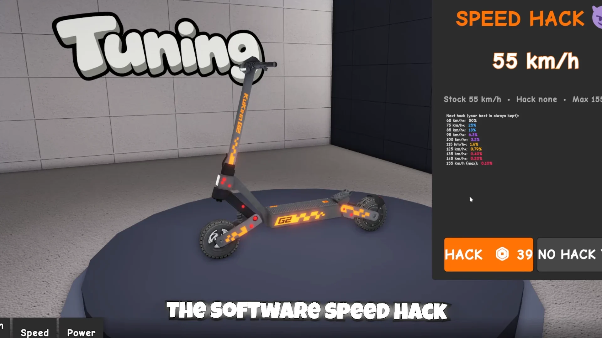 Speed Hack & Upgrades