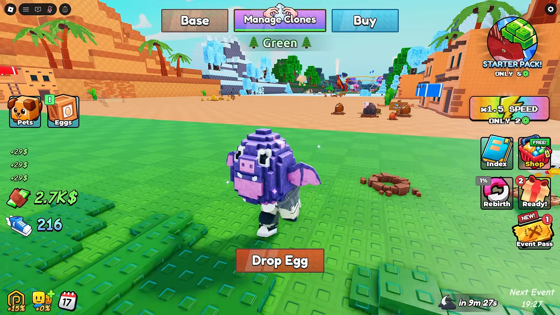 Manual Egg Stealing (Bat Egg)