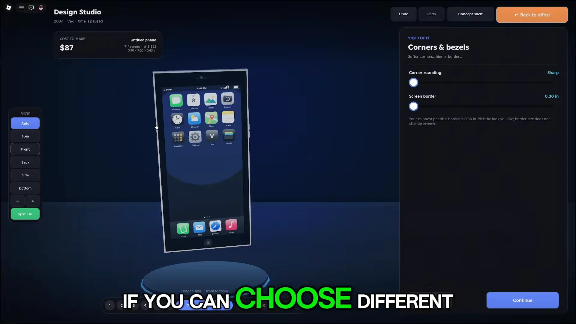 Designing the First Phone