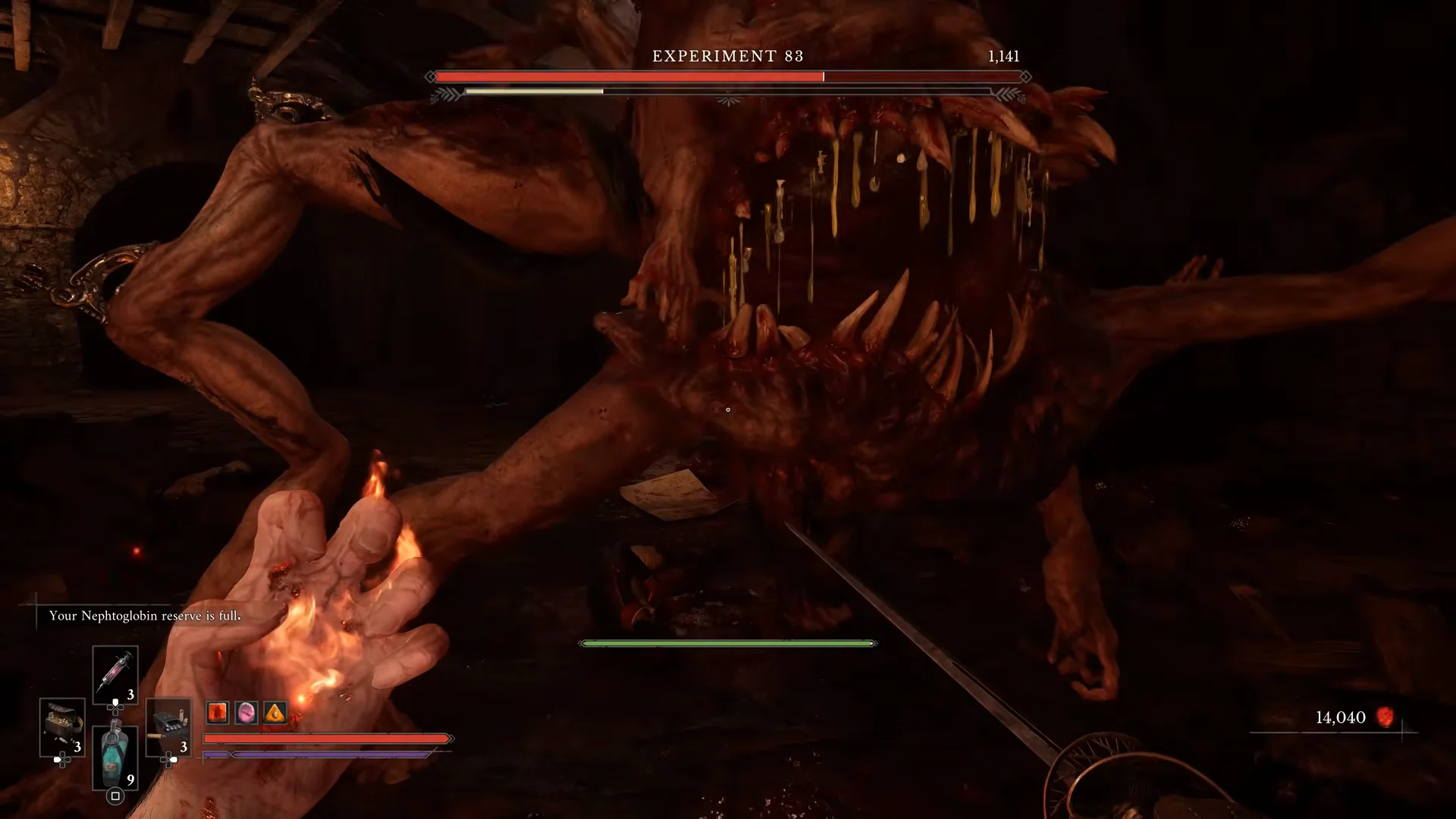 Continued melee and flame strikes