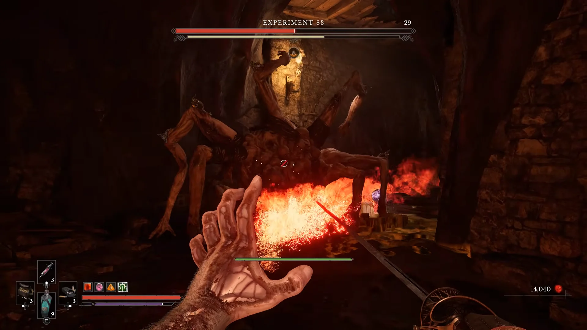 Mid-fight combat
