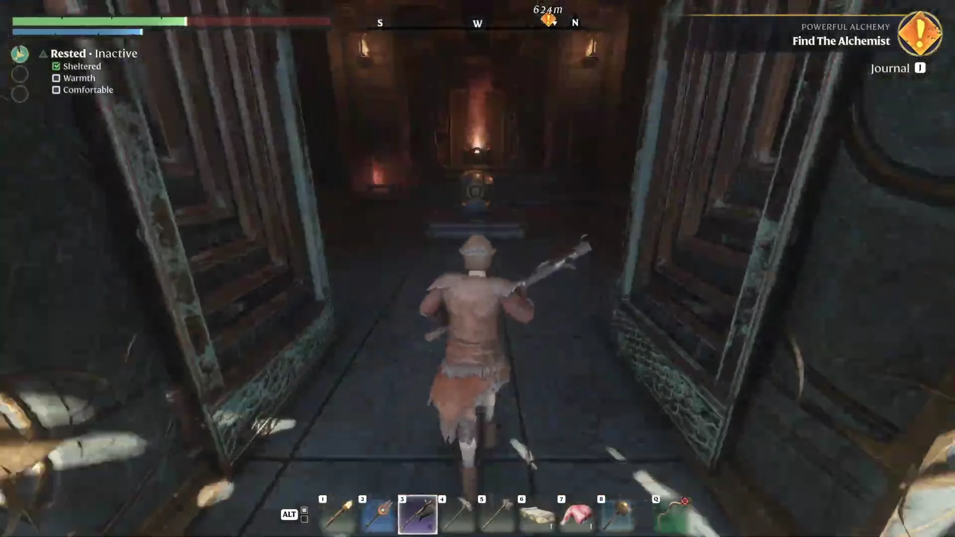 Arriving at Flame Sanctum