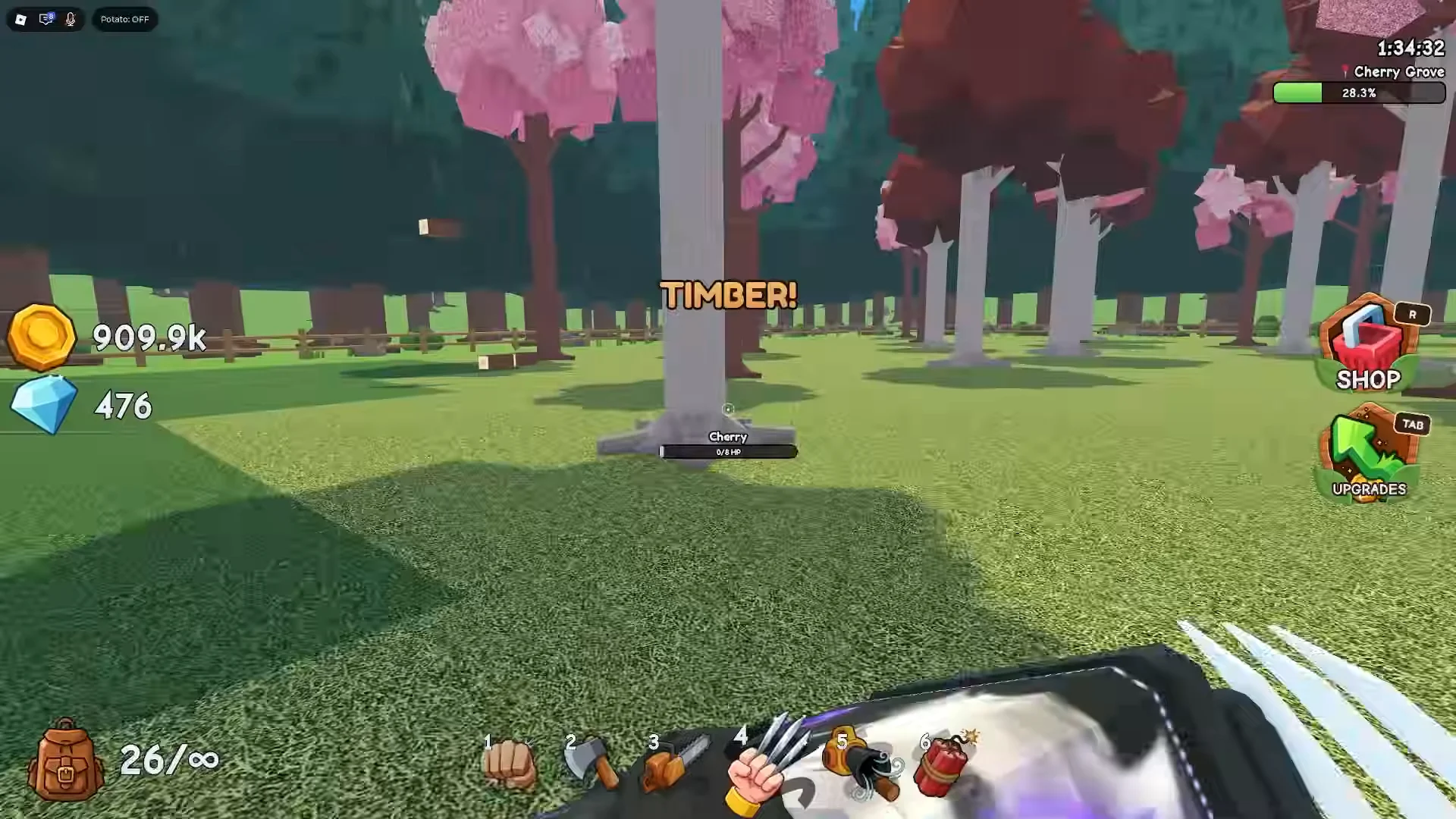 Chainsaw & Claw Alternation Method