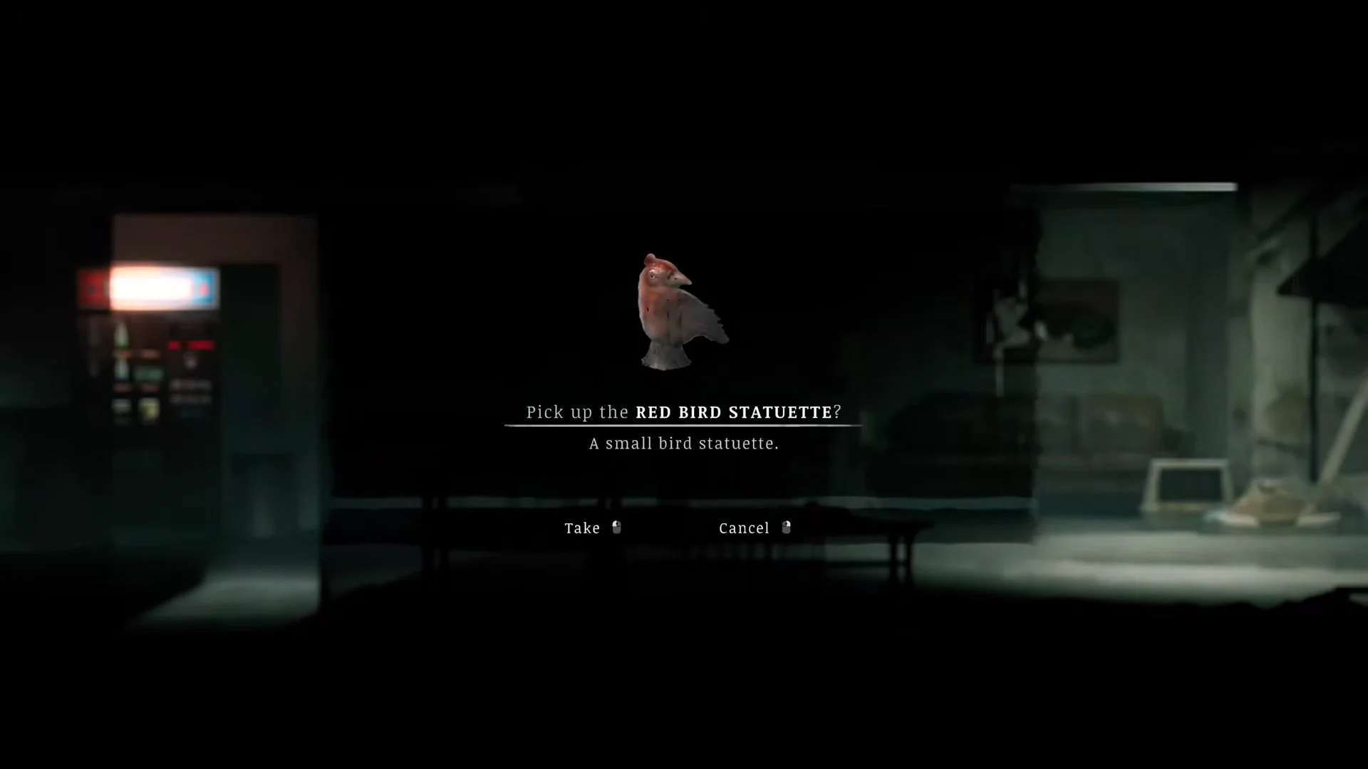 Collecting Red Bird Statuette