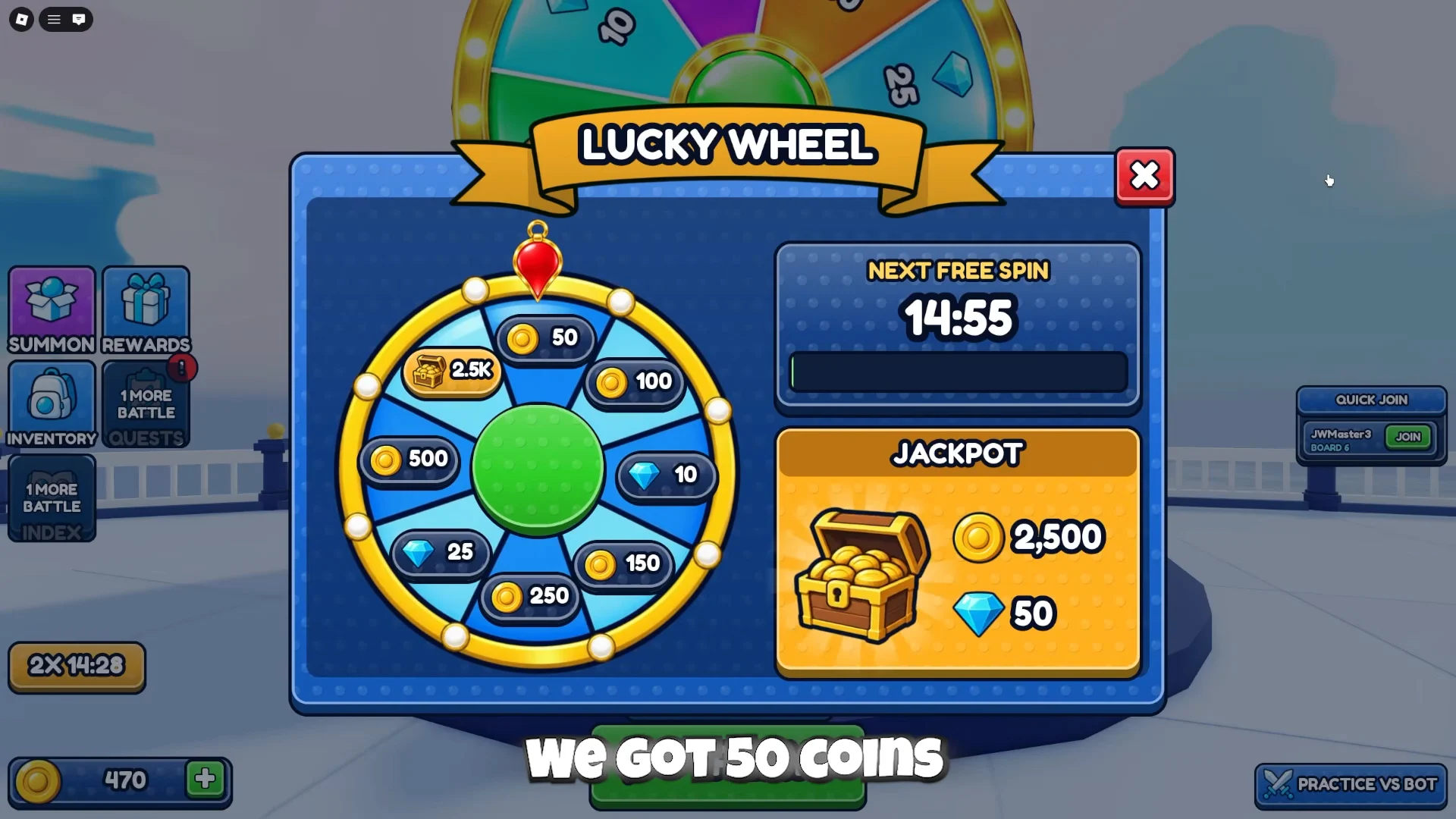 Lucky Wheel Free Spin