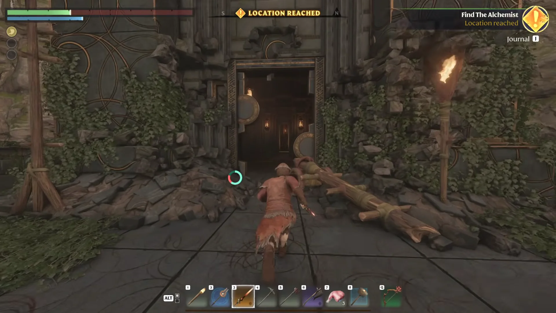 Entering Ancient Vault
