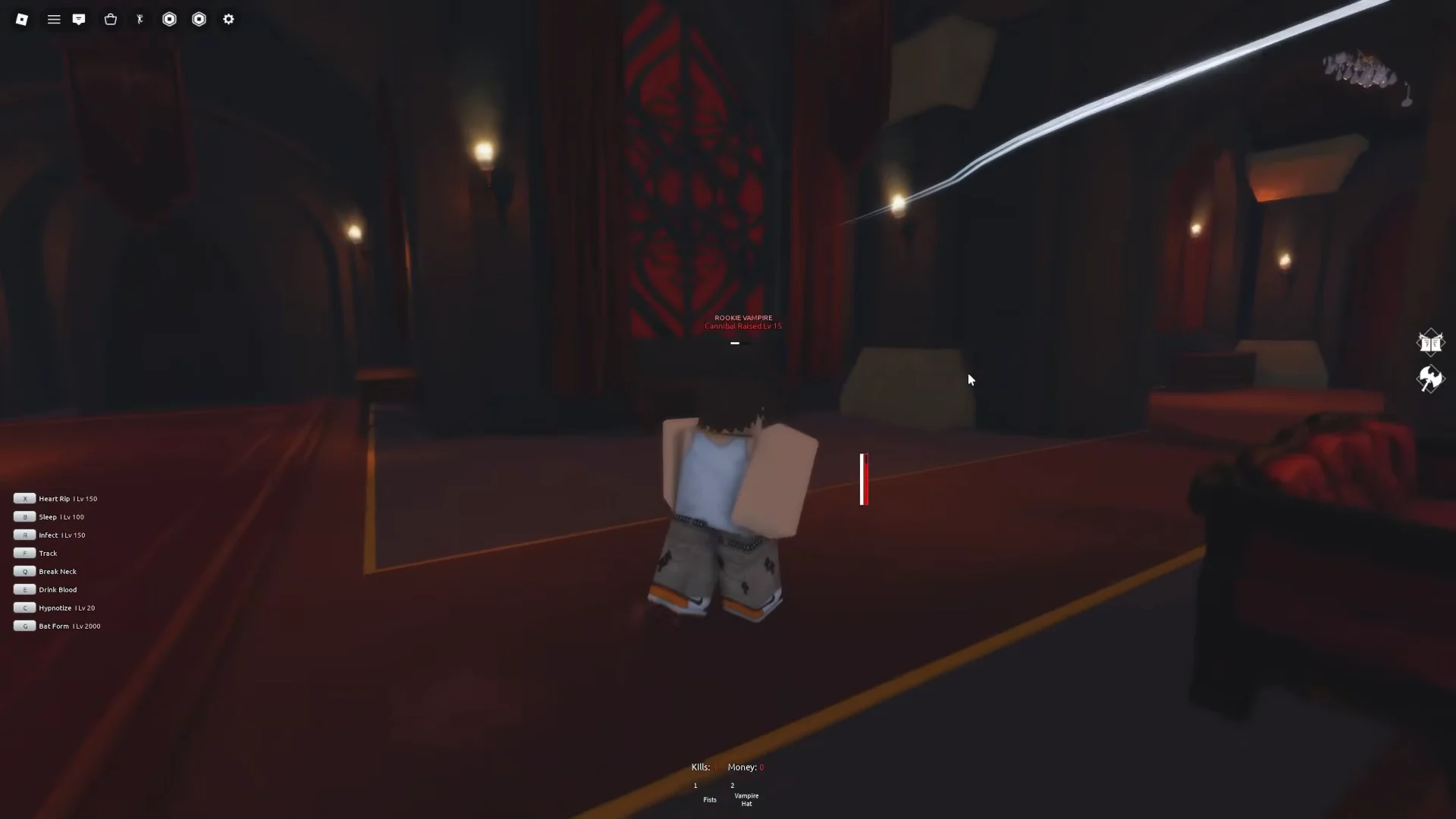 Exploring Vampire Base Interior