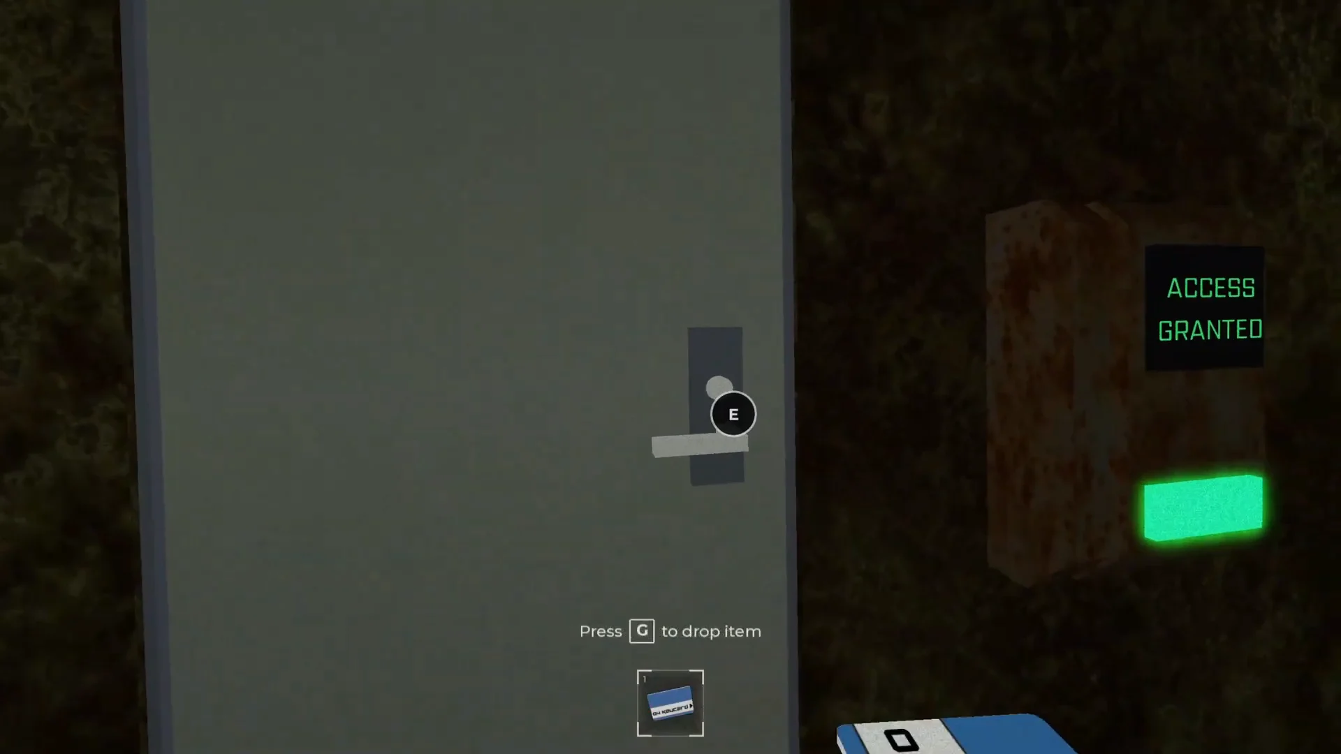 Opening Level 4 Security Door