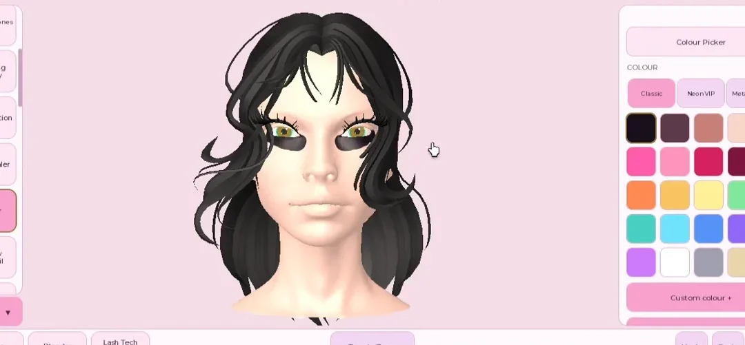 Using the Liner Color Palette