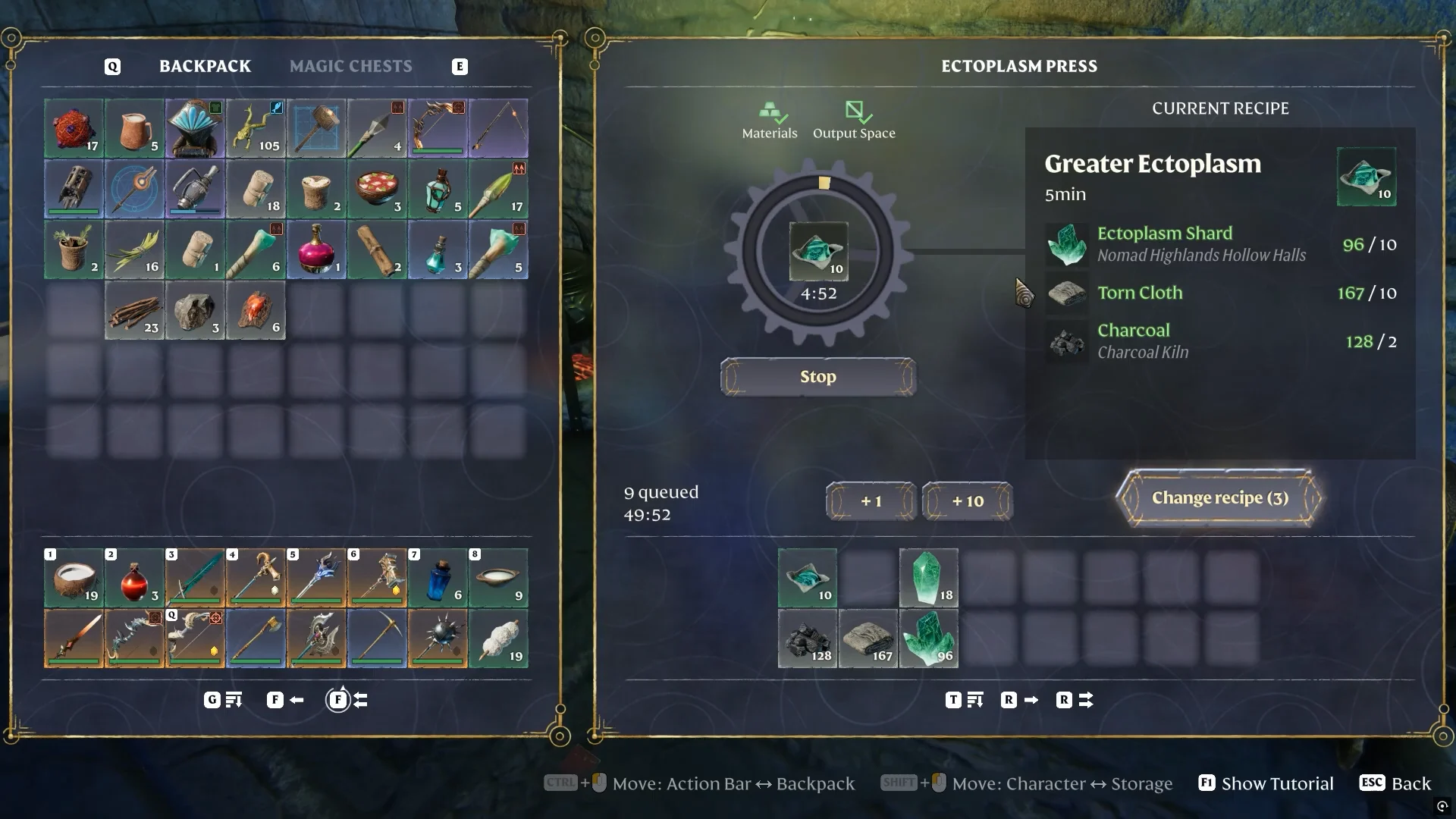 Crafting Greater Ectoplasm at the Press