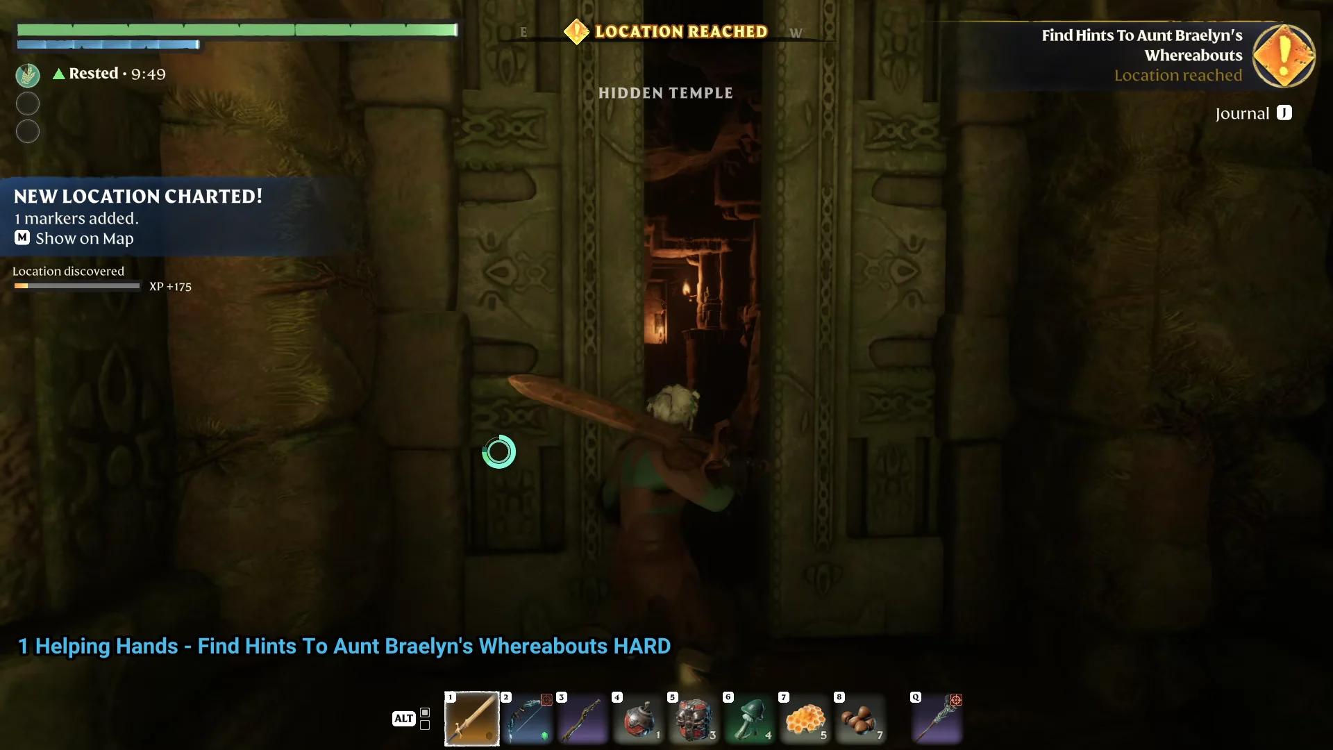 journal Find Hints, location Hidden Temple
