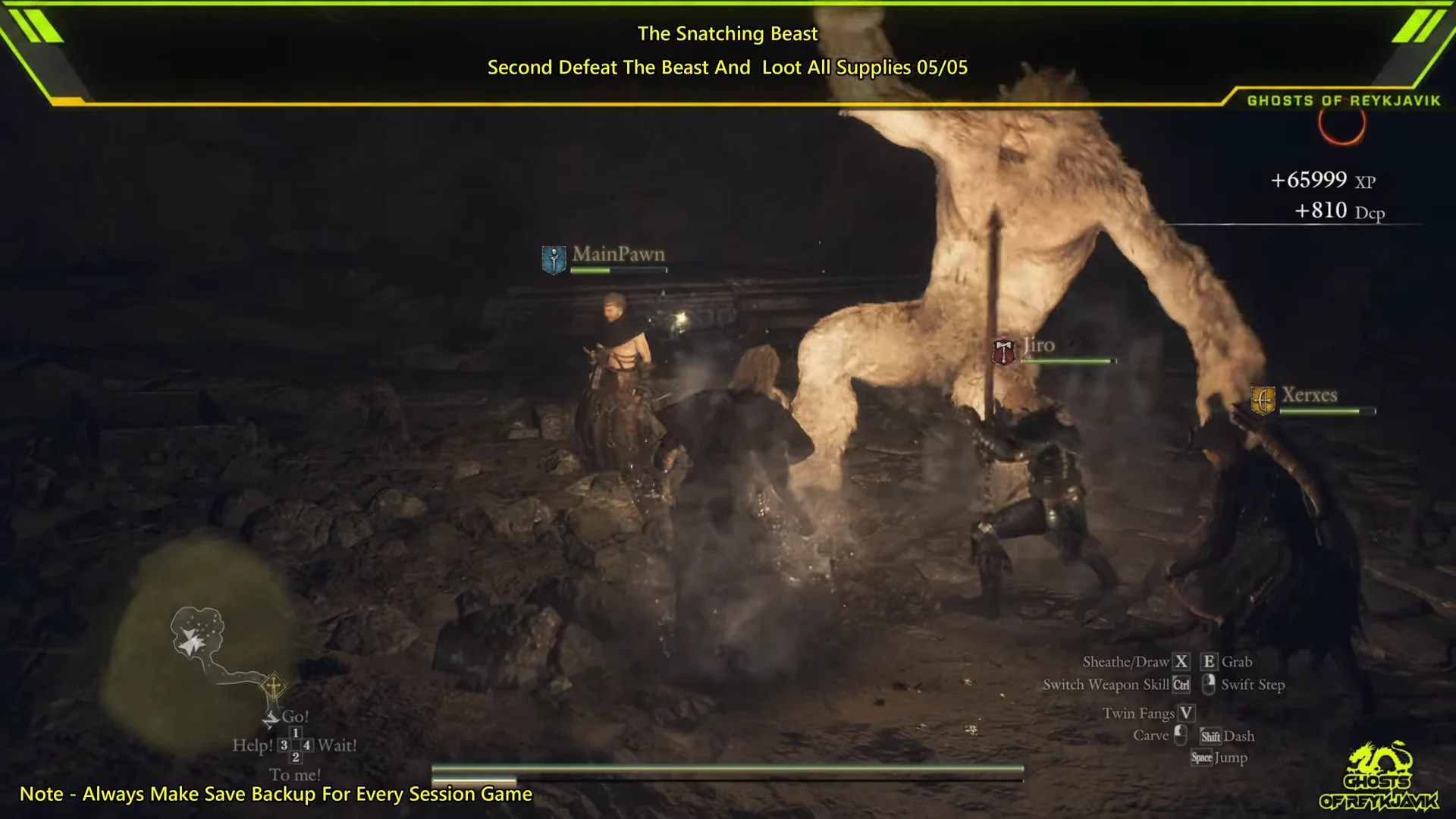 Defeating the Snatching Beast