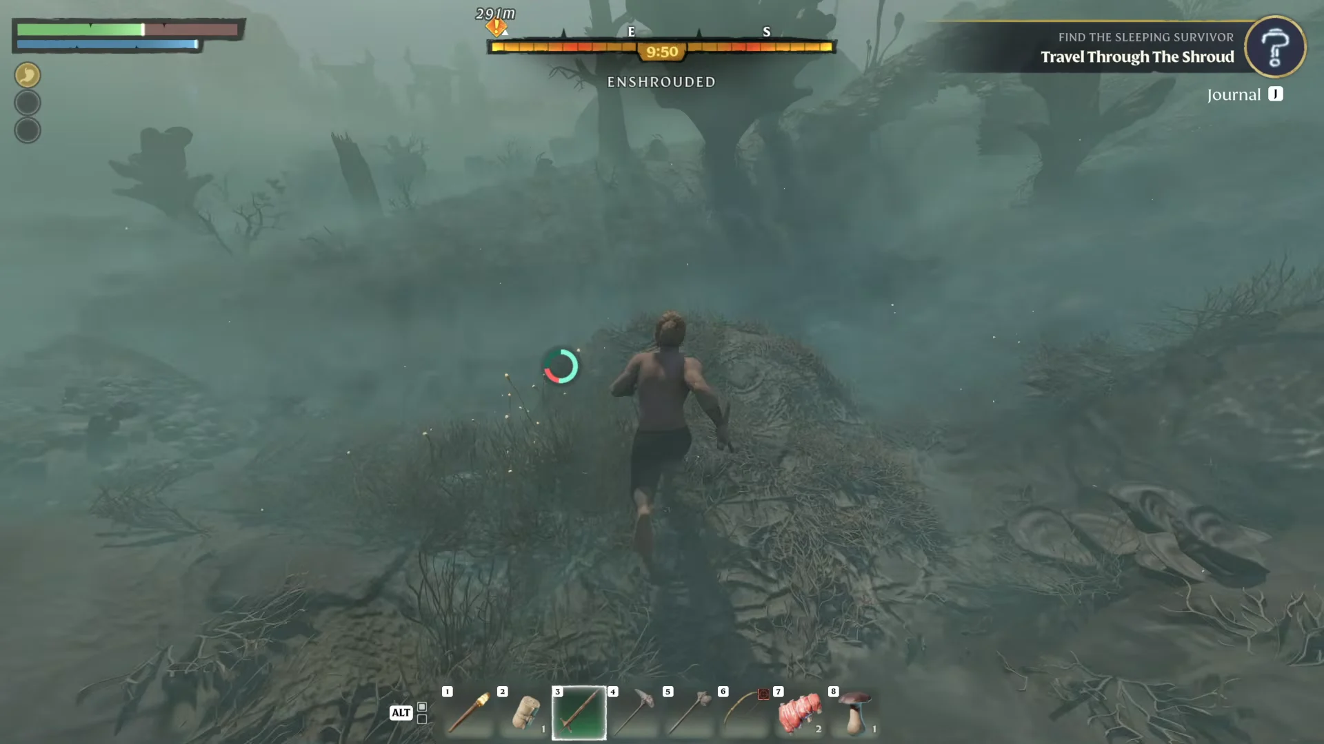 Entering the Enshrouded zone