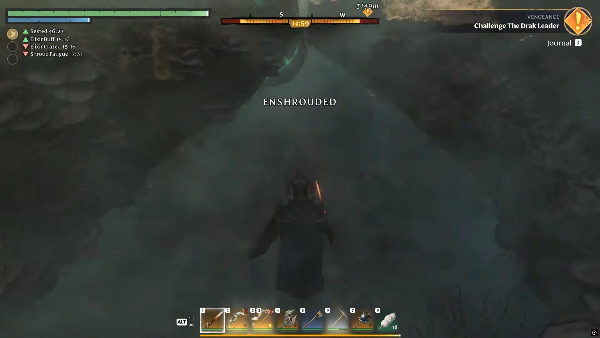 Entering the Shroud Cave