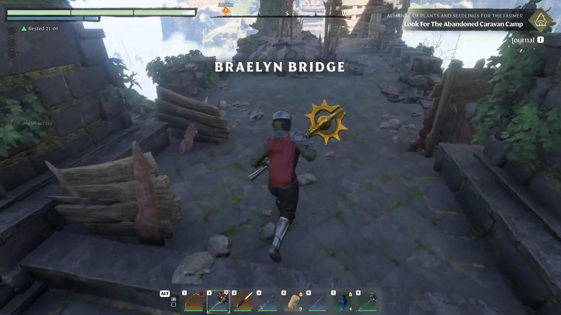 Ruins near Braelyn Bridge
