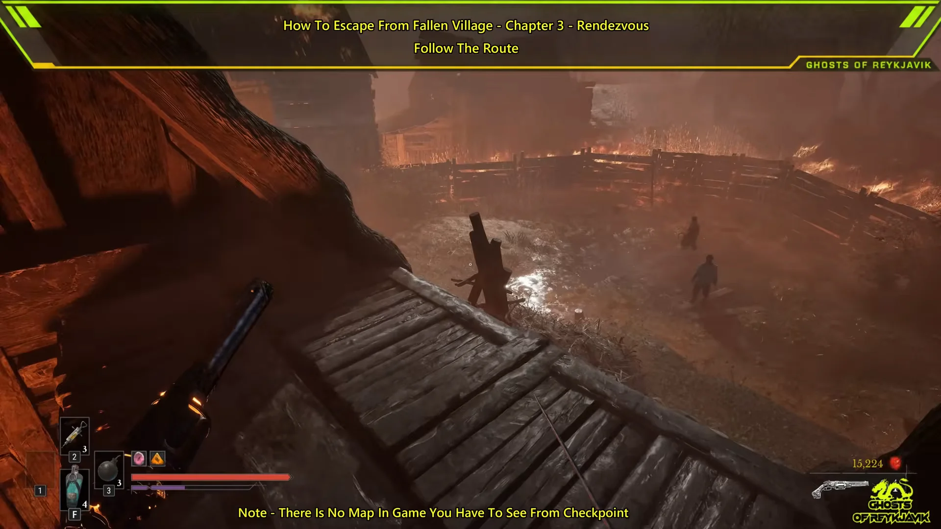 Bypassing Enemies in the Courtyard