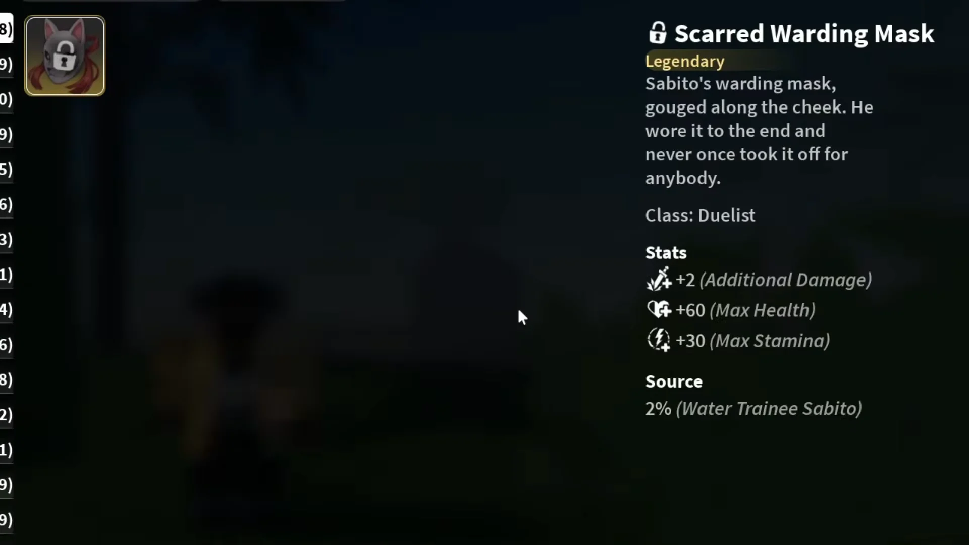 Scarred Warding Mask