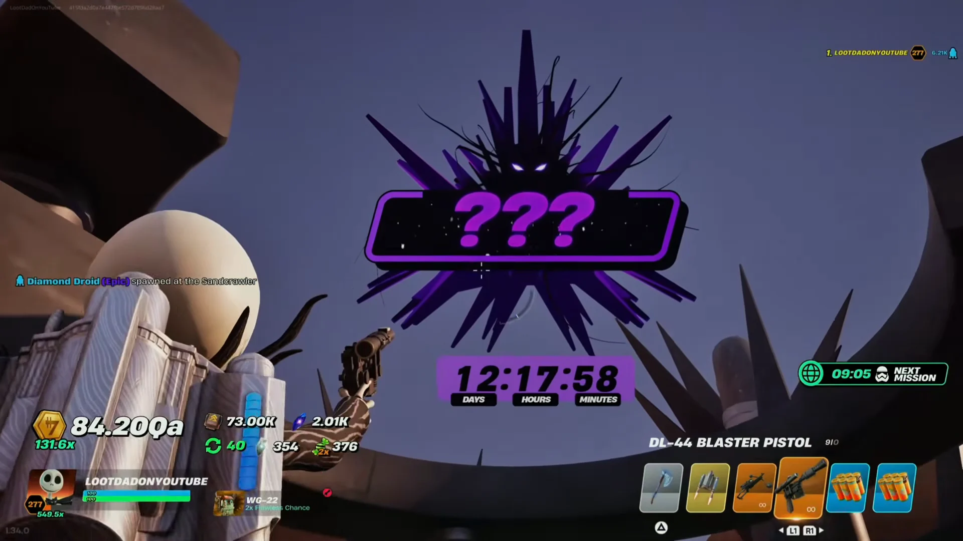 The new countdown structure