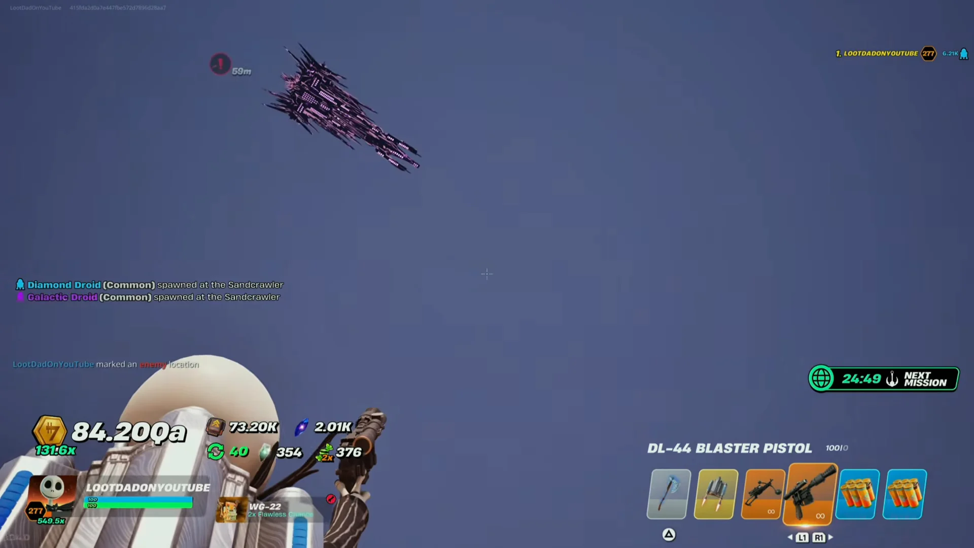 In-game skybox sighting