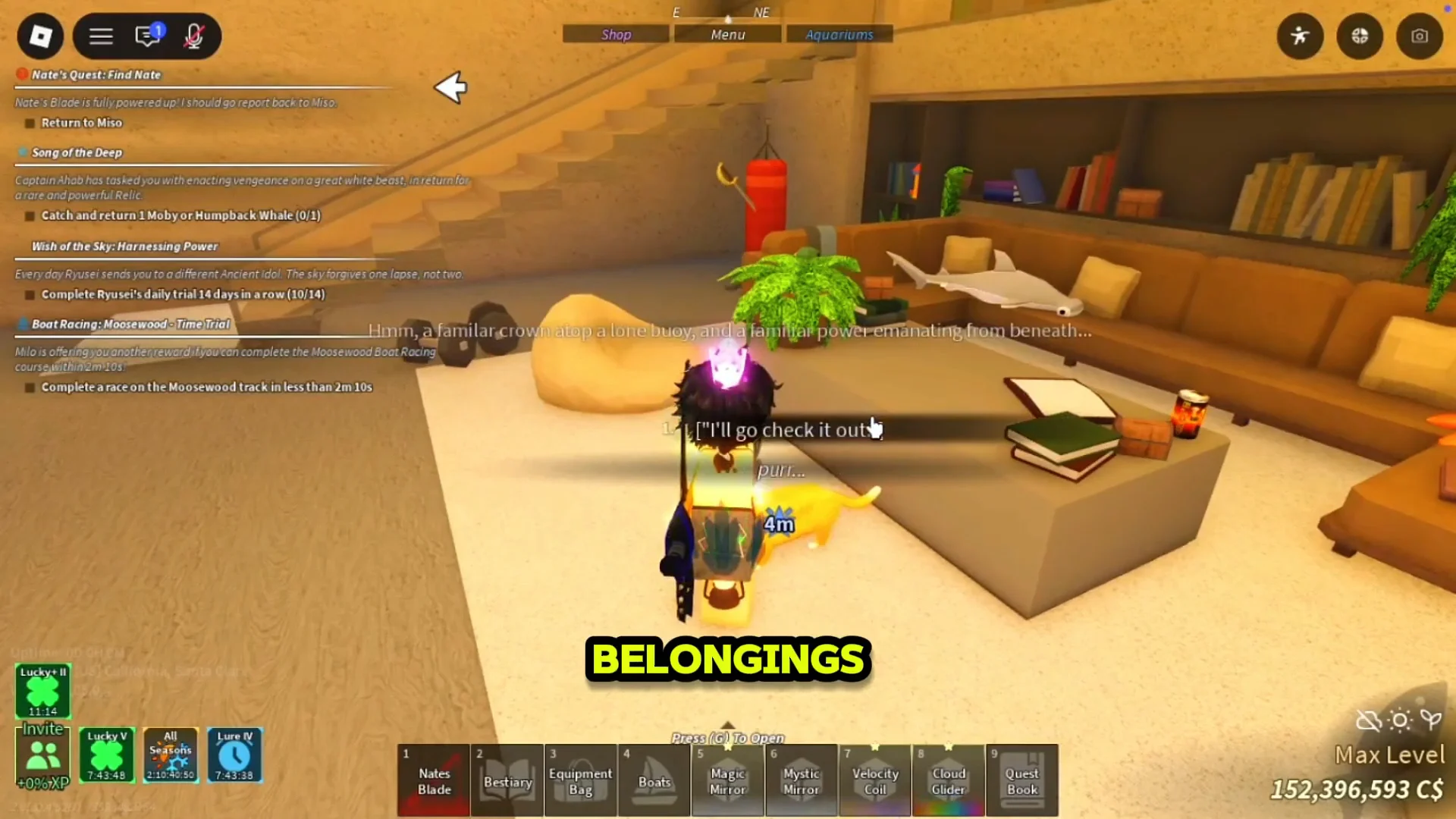 Visit Miso in Nate's Cave