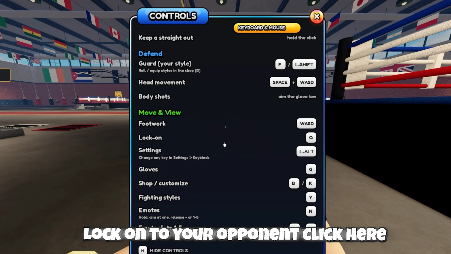 Full Controls Overlay