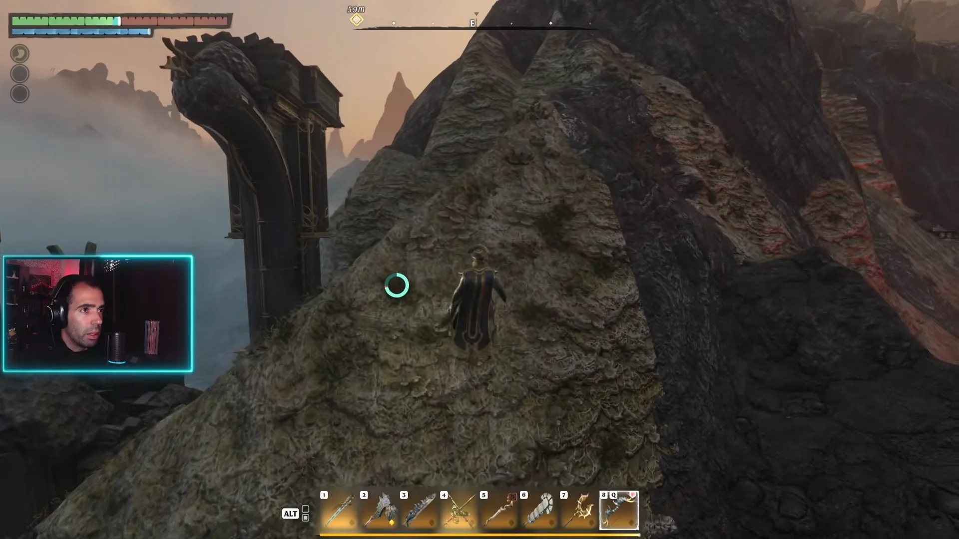 Climbing the Mountain Ridge