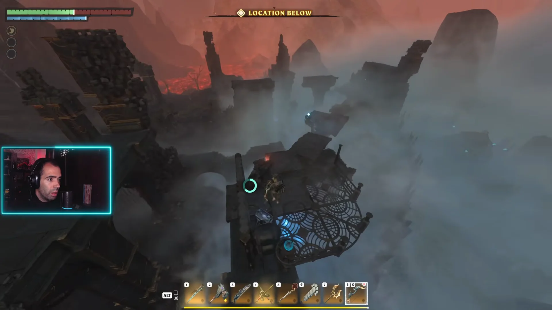 Reaching Upper Terrace