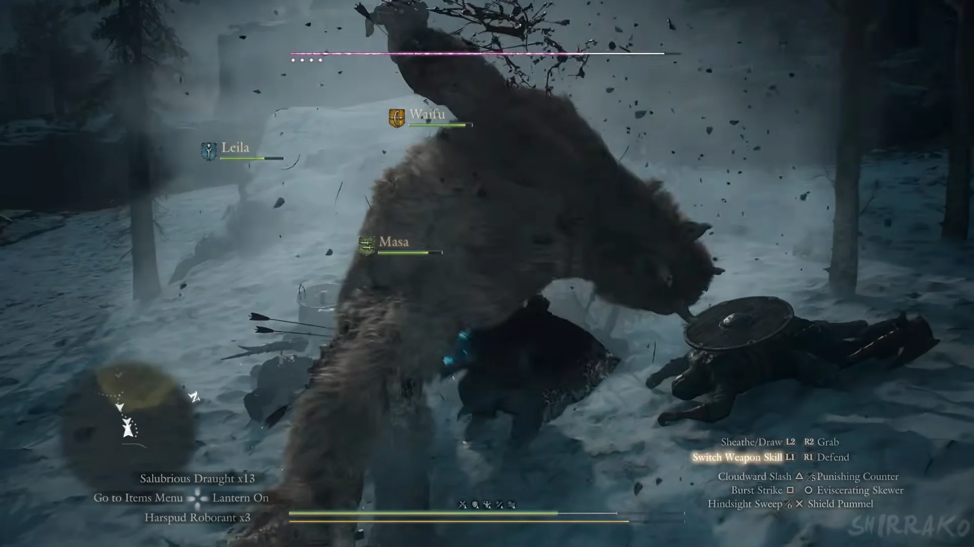 Snowfoot encounter banner