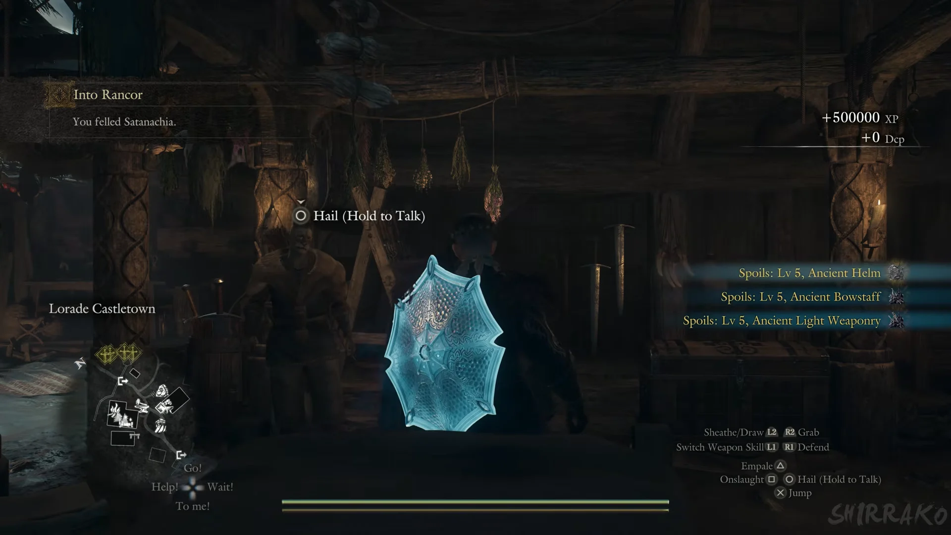 Rewards arrive inside the inn