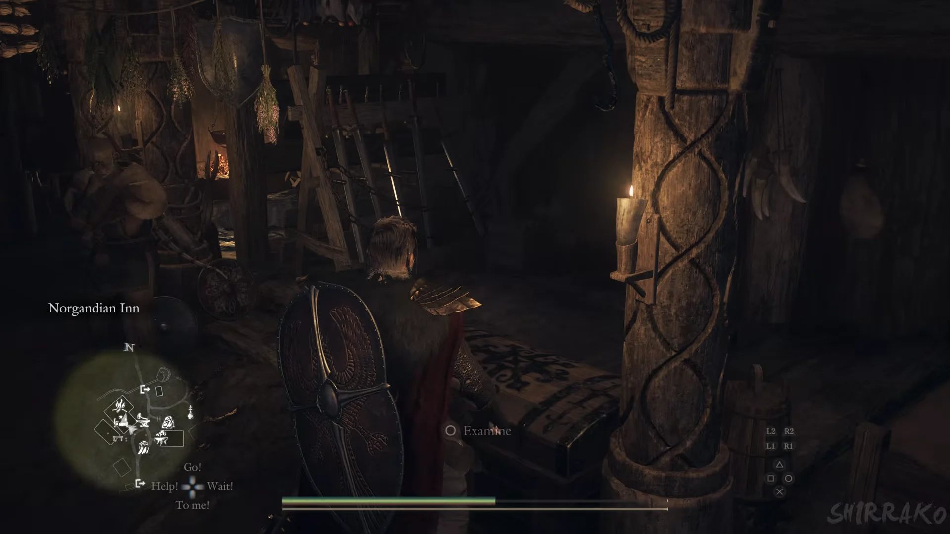 Examine prompt on the inn chest