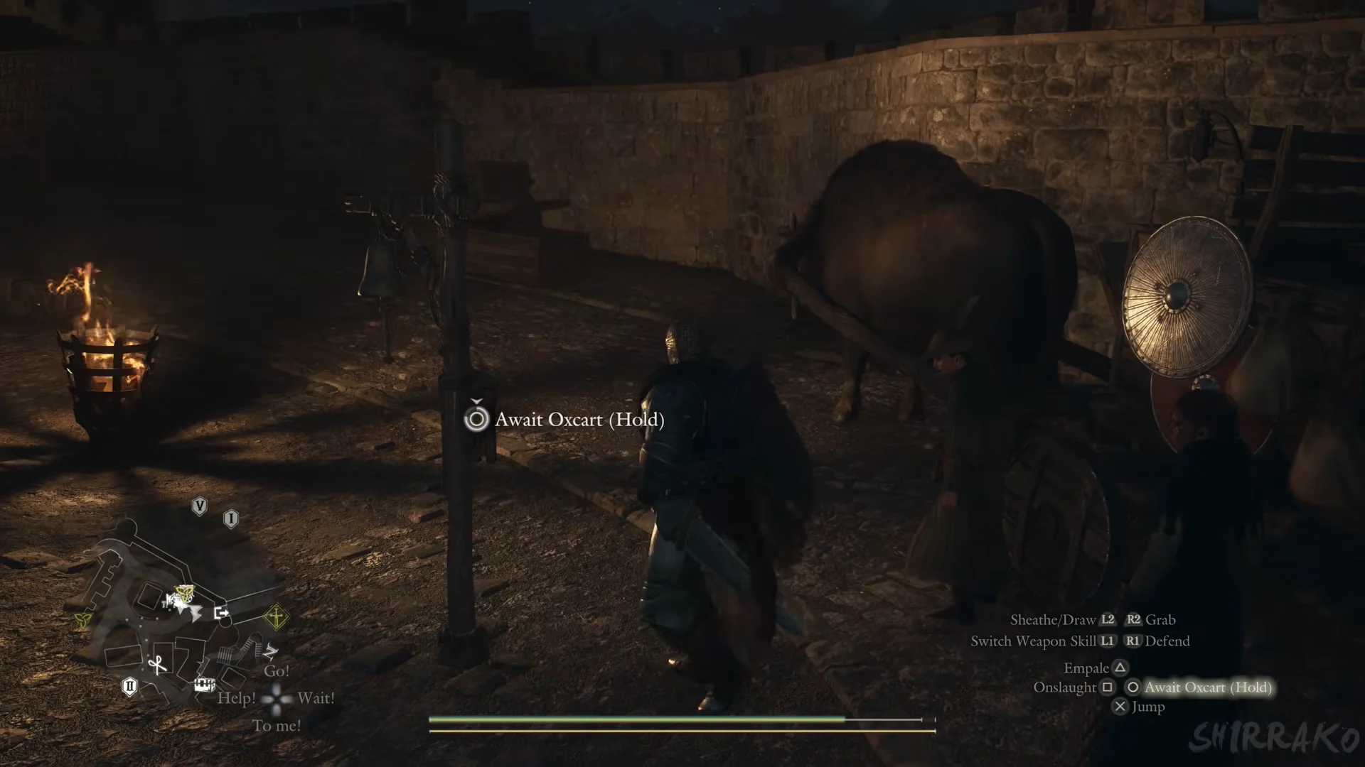 Bell post prompt Await Oxcart