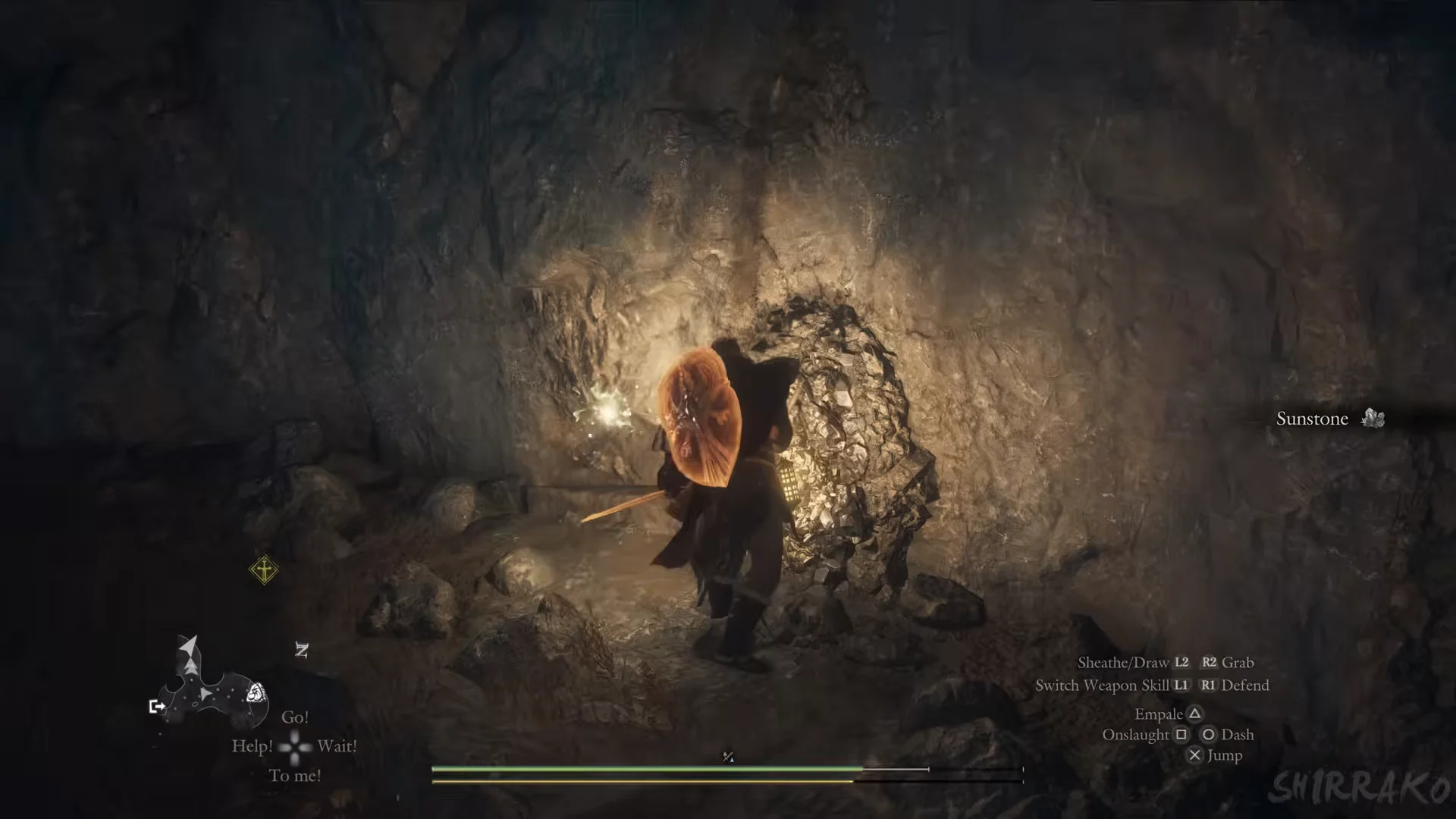 Ore vein in Valley Cave System
