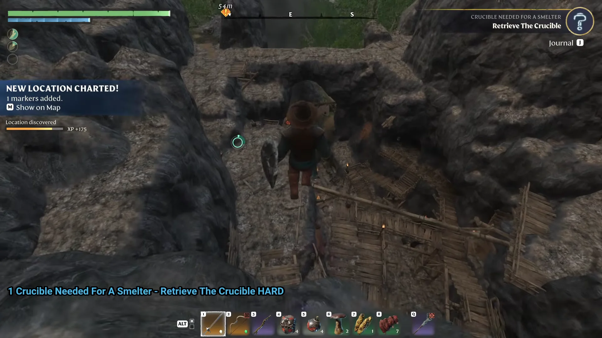 arriving at the Scavengers' mine in the Revelwood