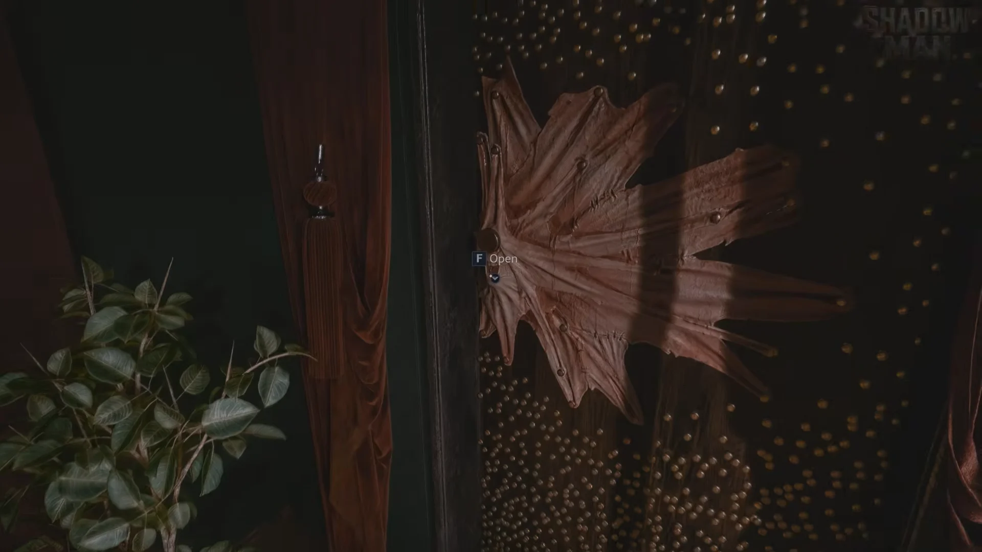 The door with the mouth lock
