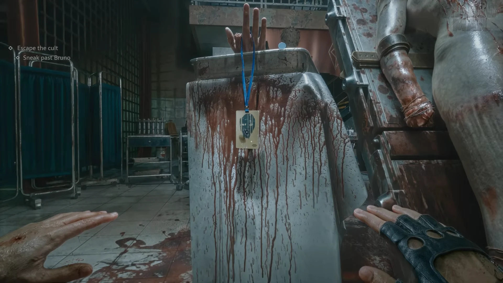 Bruno's Keycard on the cart
