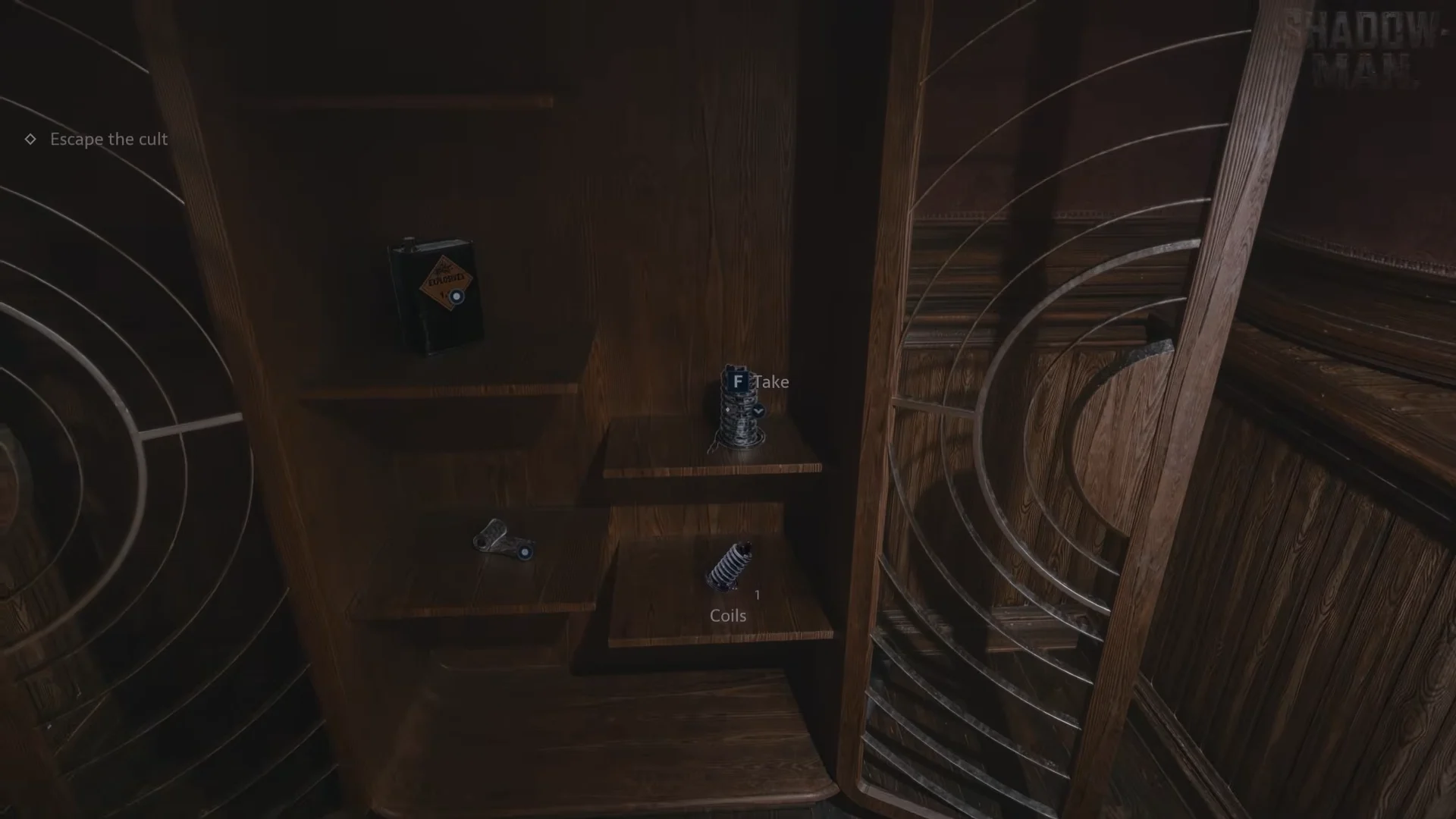 What is inside the cabinet
