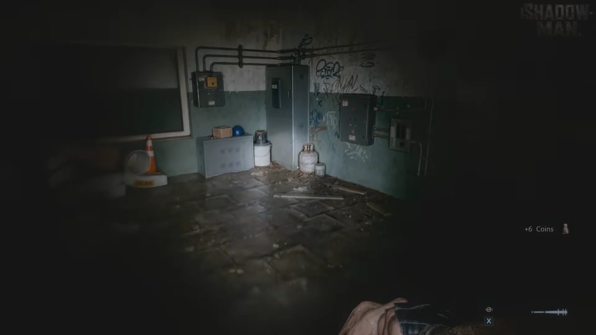 The override button in Room 206