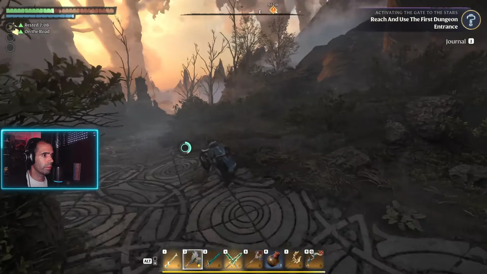 Path to dungeon entrance