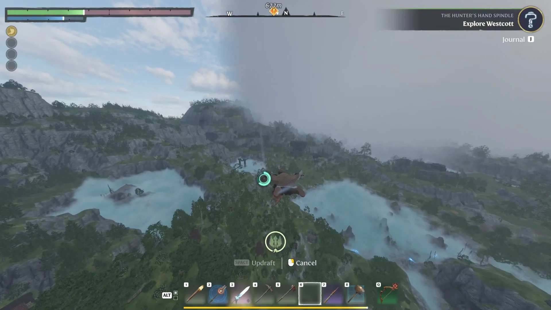 Gliding From Ancient Spire