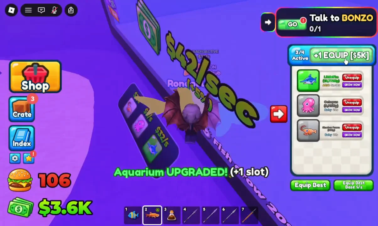 Managing Aquarium Slots