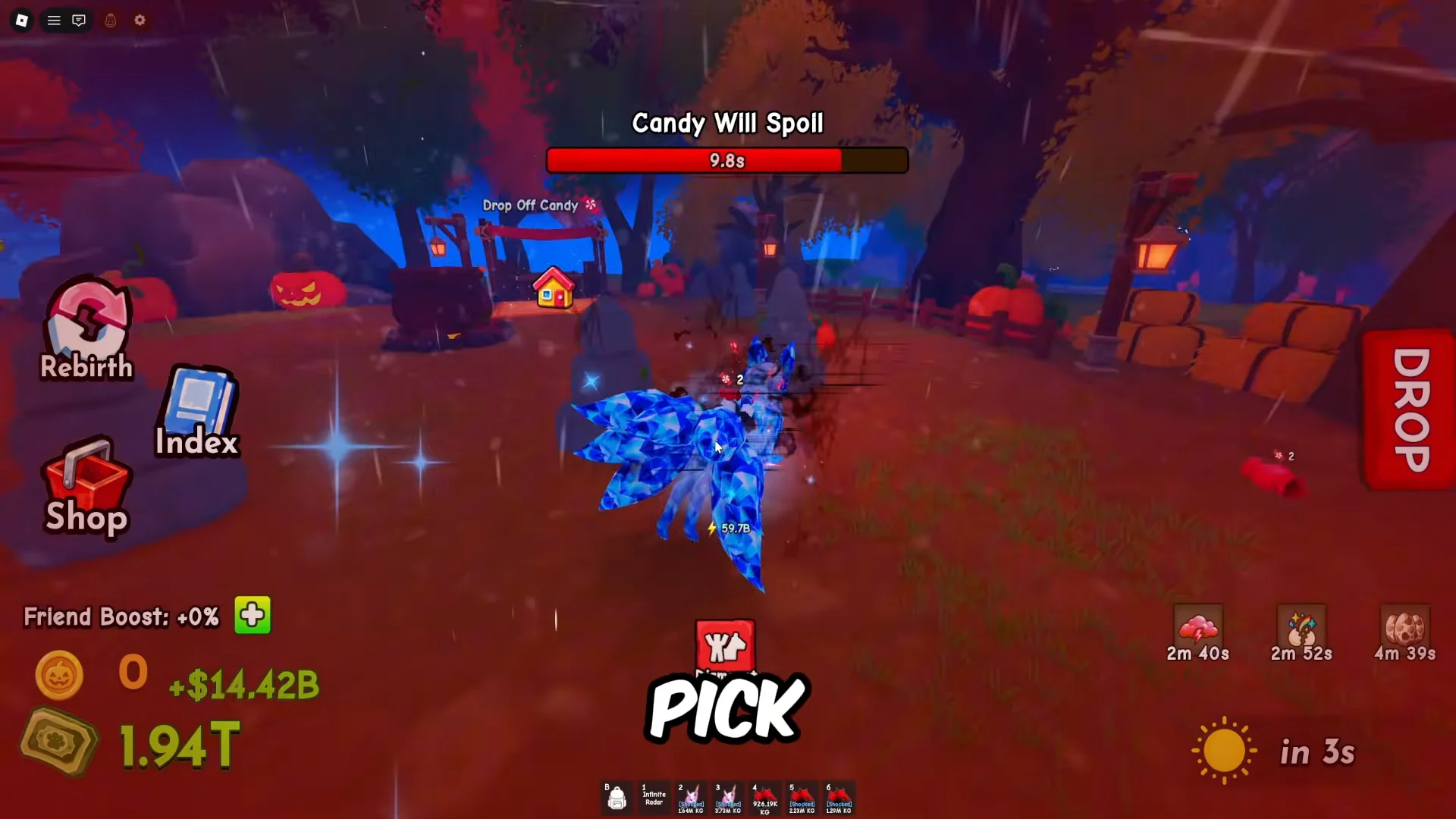 Halloween Event Area & First Candy