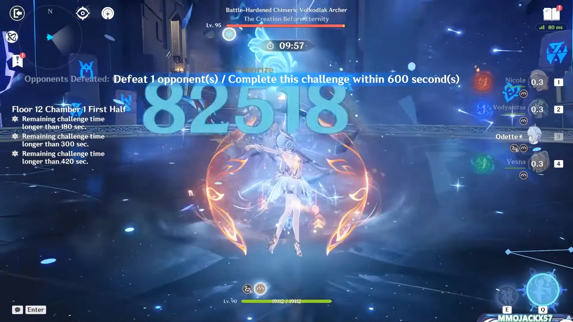 Abyss Floor 12 Chamber 1 First Half Setup & Combat
