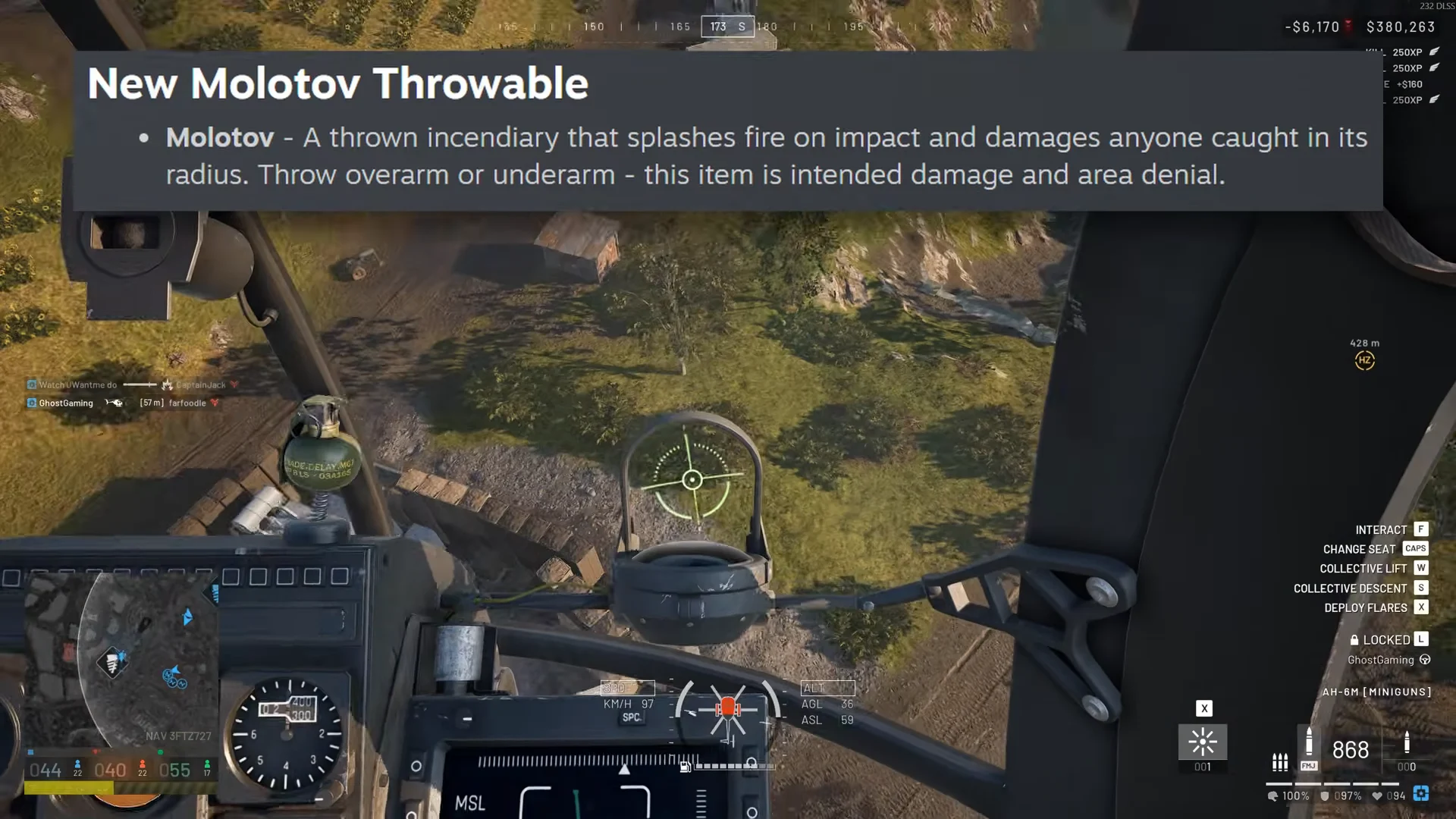 New Molotov Throwable