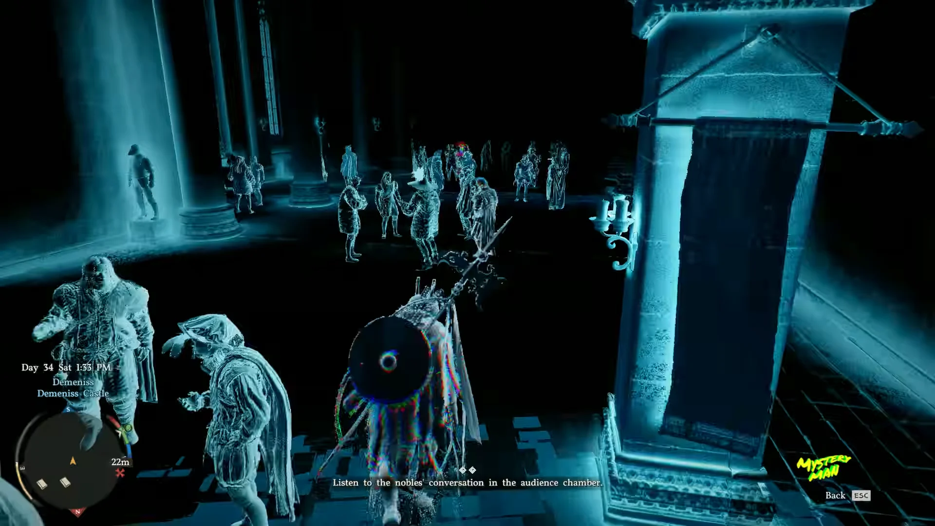 Entering the audience chamber
