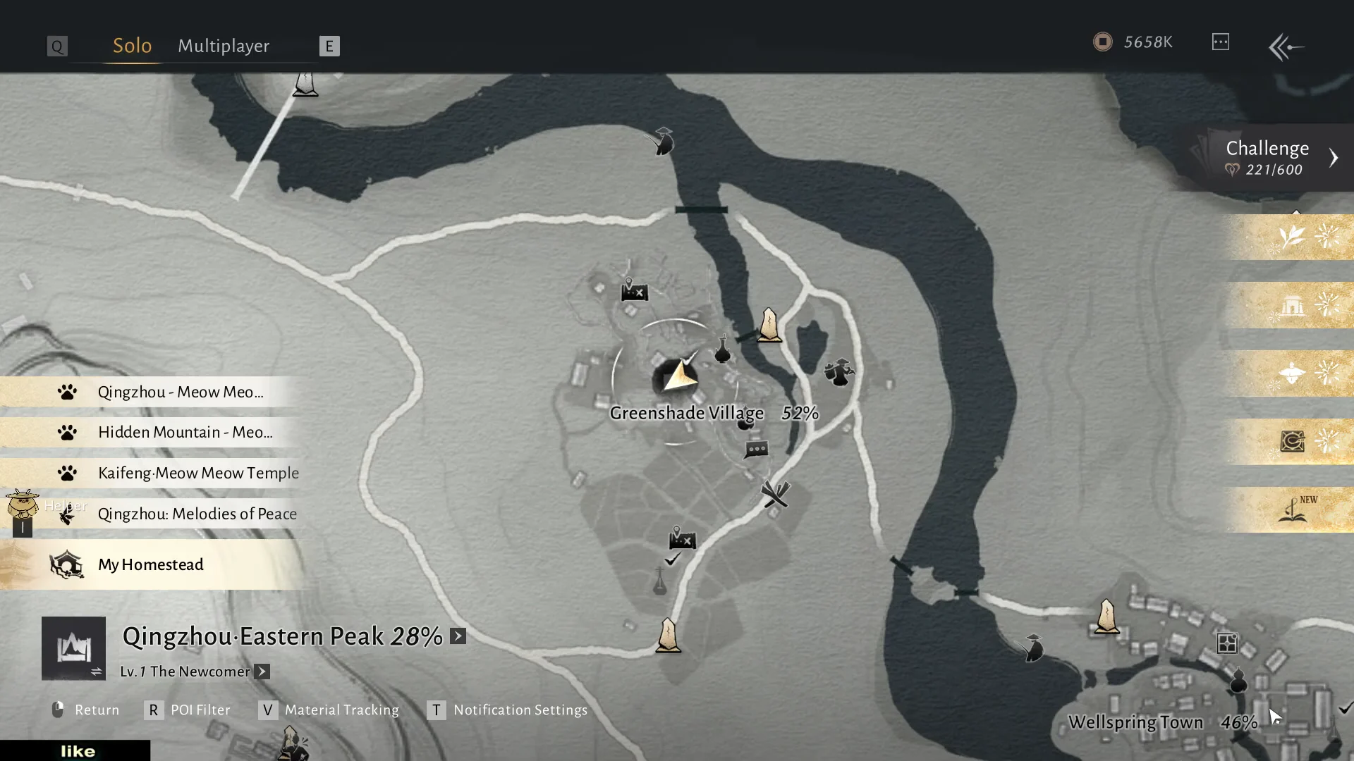 Finding Wen Bida on Map