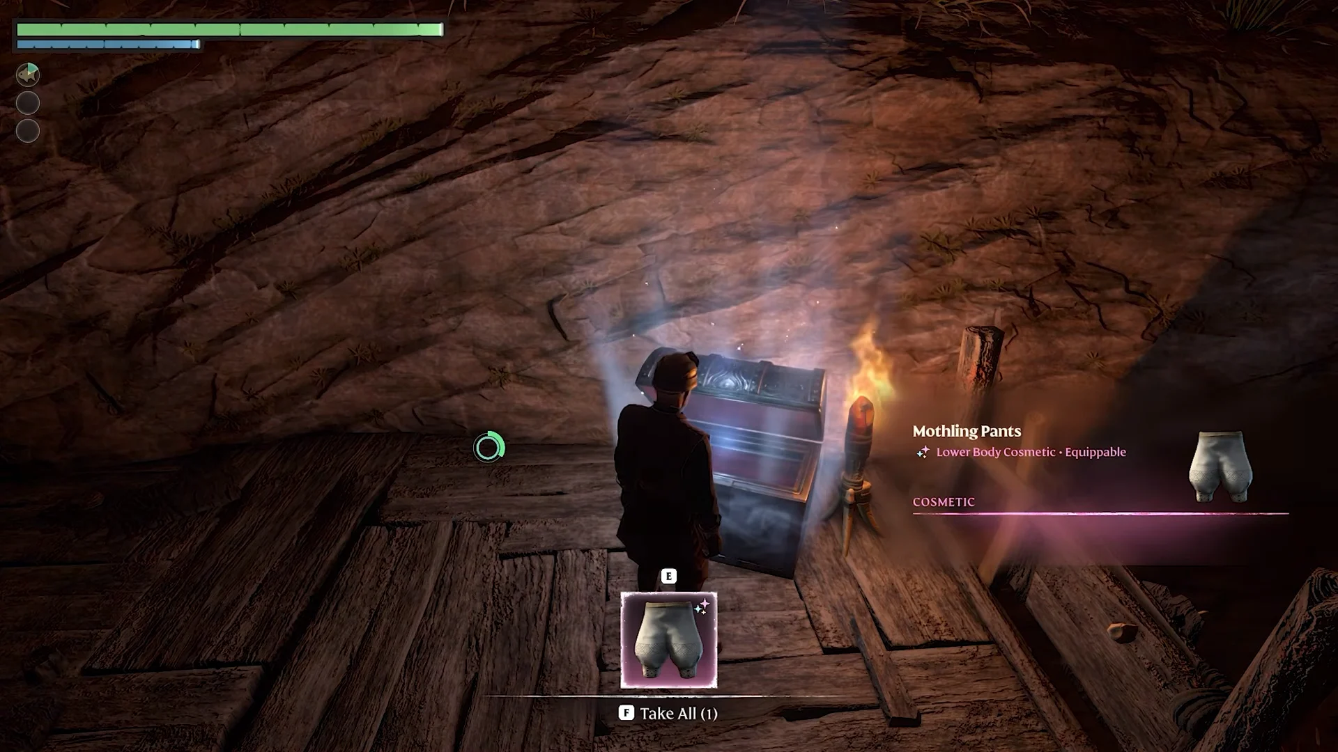 Mothling Pants taken from a chest, Lower Body Cosmetic
